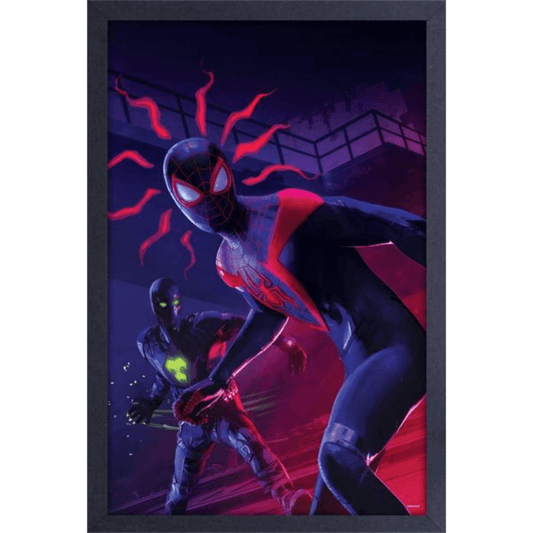 Spiderman- Prowler Framed Print