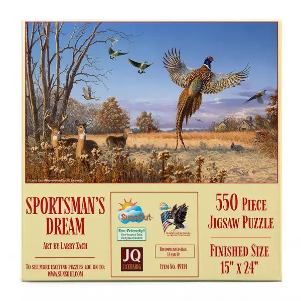 Sportsman's Dream 550 piece Jigsaw Puzzle