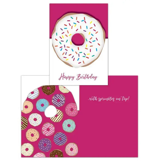 Sprinkled Donut Birthday Card