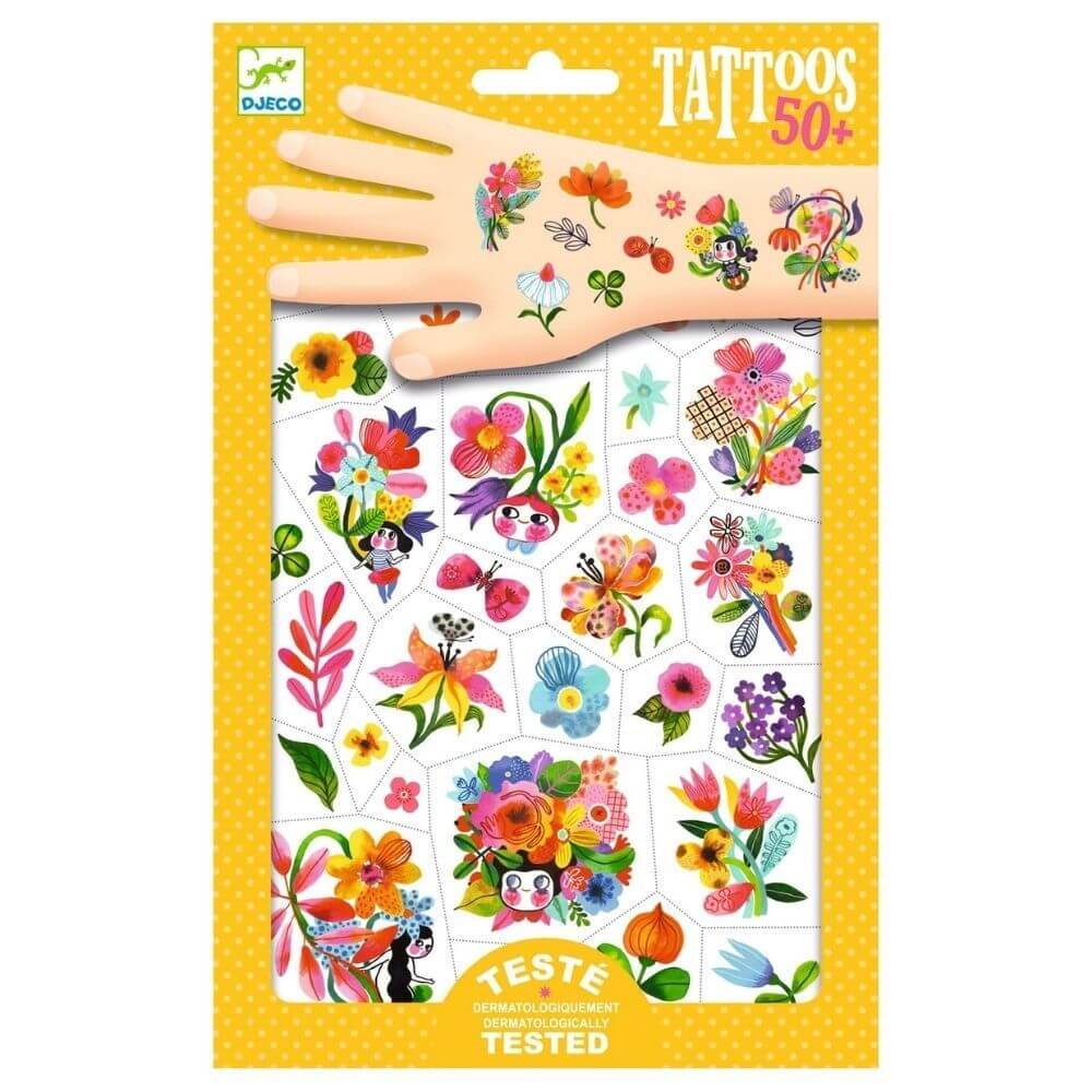 Temporary Tattoos - Aqua Flor