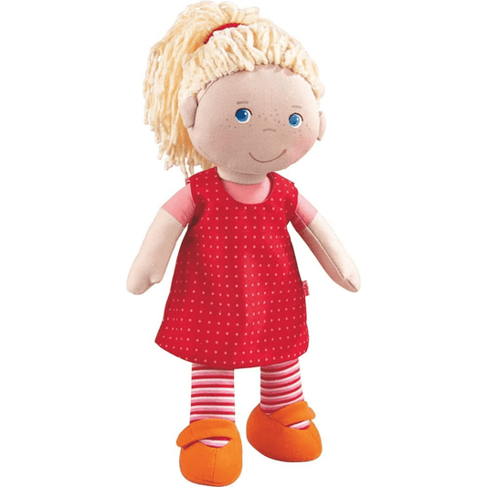 Annelie 12" Soft Doll with Blonde Hair and Blue Eyes