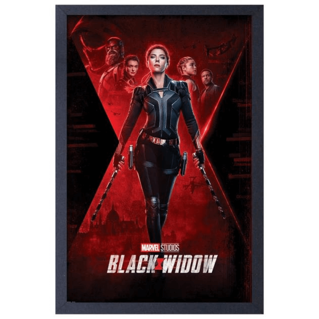 Black Widow Payoff Framed Print