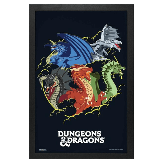 Dungeon & Dragons - Dragons Framed Print
