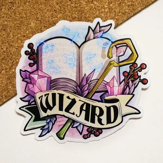 Wizard Class RPG Sticker