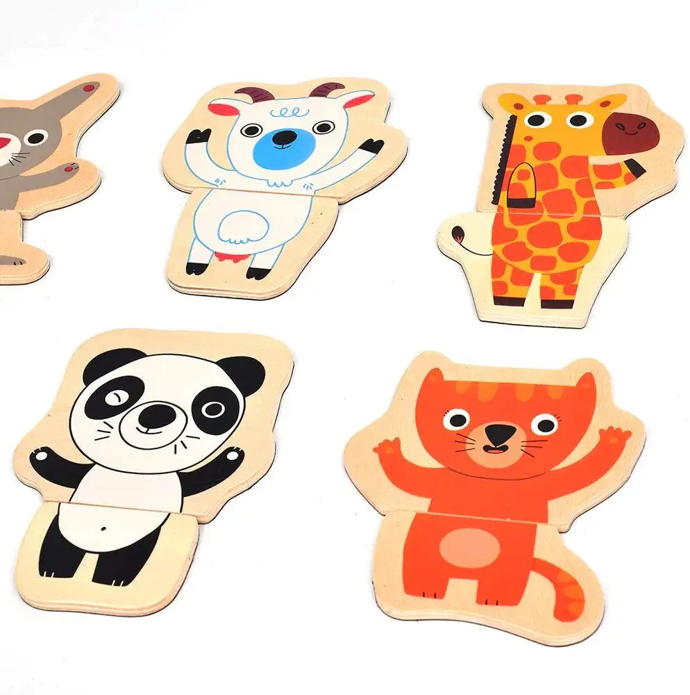 Wood Magnets Matching Activity Coucou