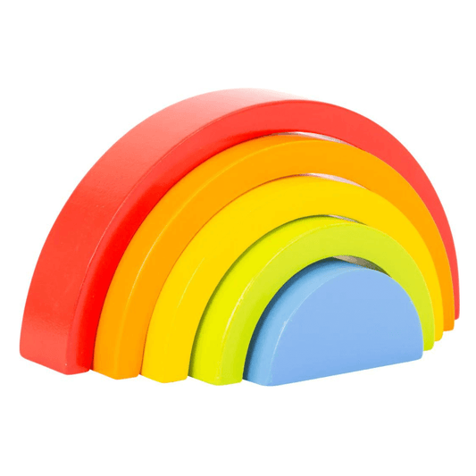 Wooden Building Blocks Rainbow For Toddlers