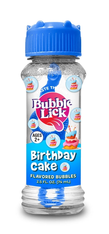 Bubblelick™ Birthday Cake Bubbles