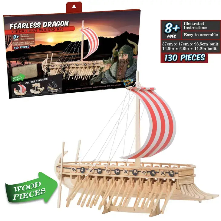 Fearless Dragon Wood Ship Building Kit