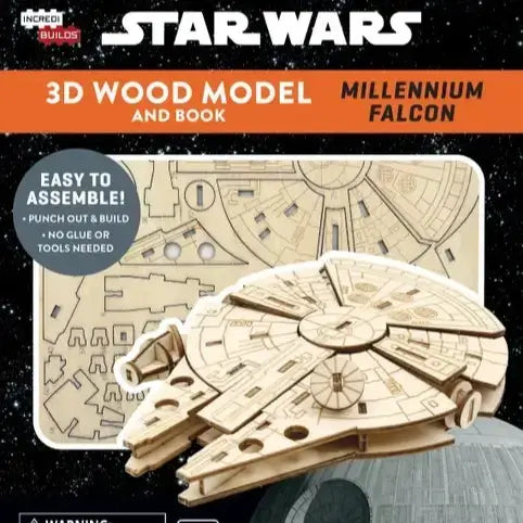 Incredibuilds: Star Wars: Millennium Falcon 3D Wood Model