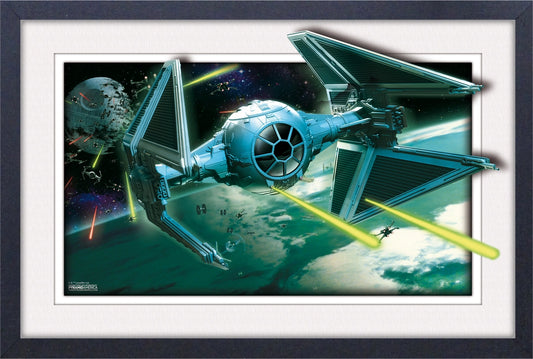 Star Wars- Tie Fighter 11x17 Plexi Frame