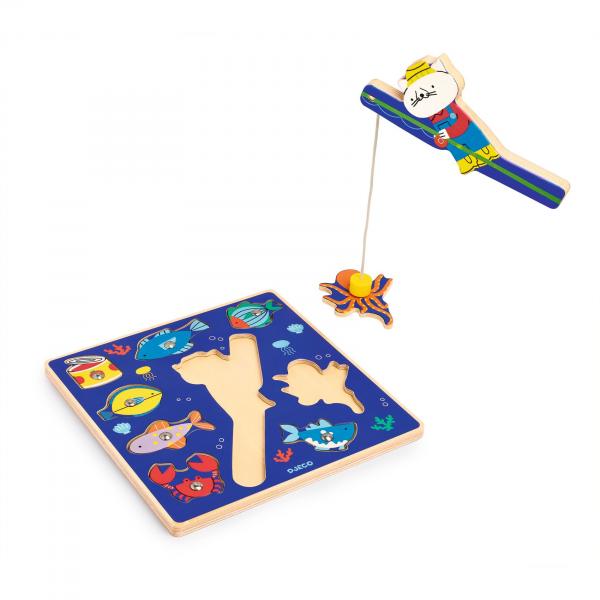 Puzz & Fish Color Wooden Magnetic Puzzle