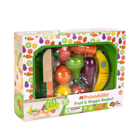Pretendables Fruit & Veggie Basket Playset