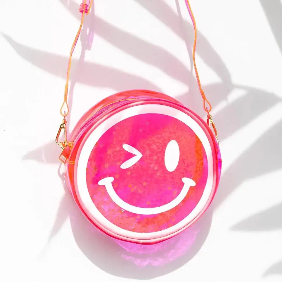 jelly Pink Smiley Handbag