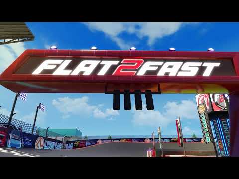 video of flat 2 fast racer cars