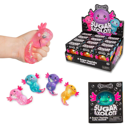 Scrunchems Sugar Squish Axolotl Fidget Toy