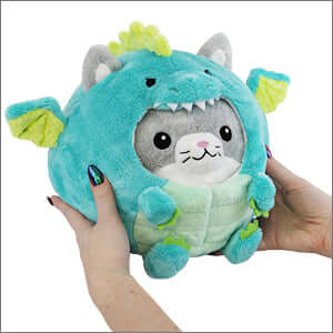 Undercover Squishable Kitty in Dragon Plush