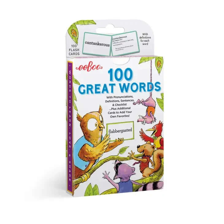 100 Great Words Flash Cards