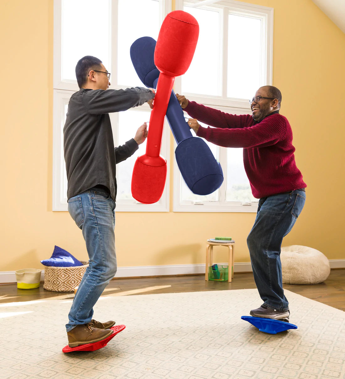 Balance Jousting Set with Inflatable Boppers