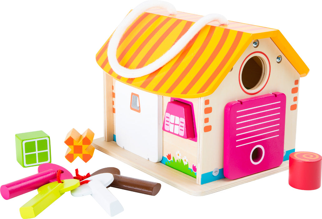 Wooden Motor Skills Trainer Shed Playset