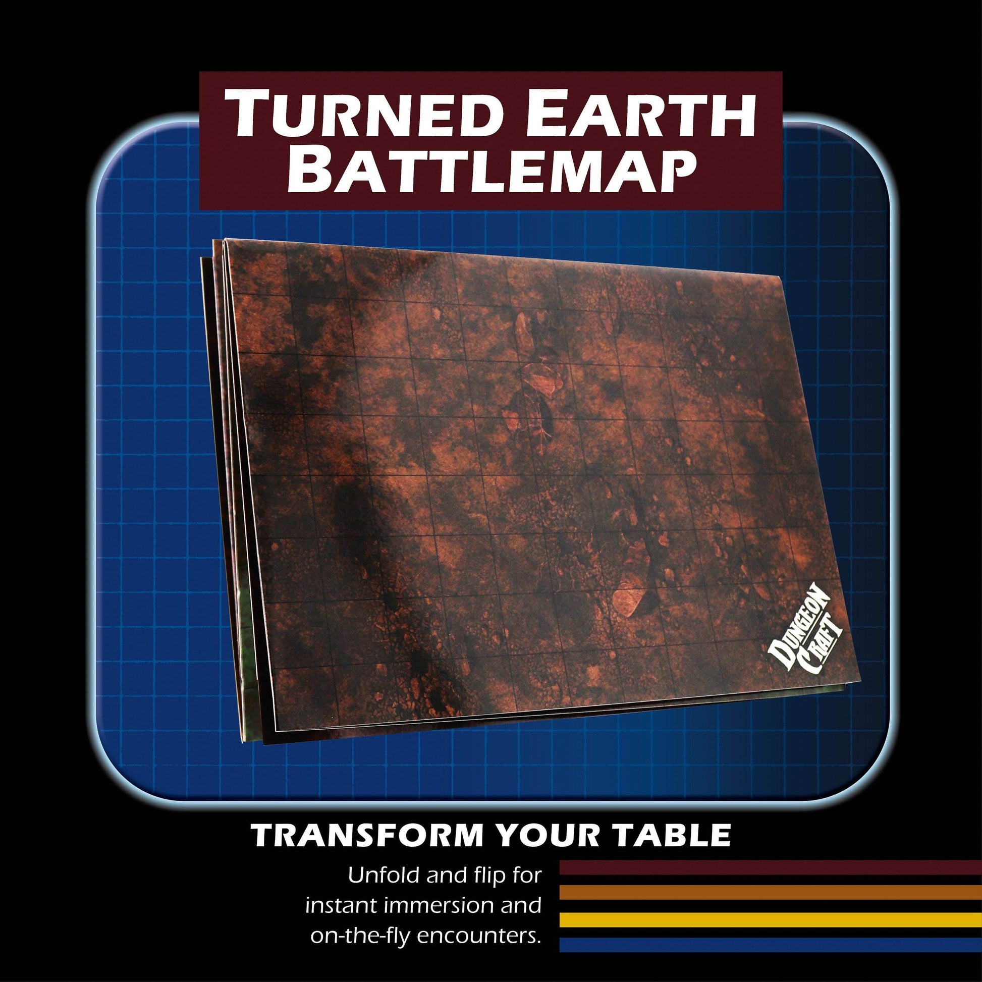 BattleMap: Turned Earth RPG battle map For Tabletop Gaming