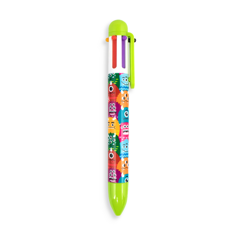 monster 6 click multi color pens