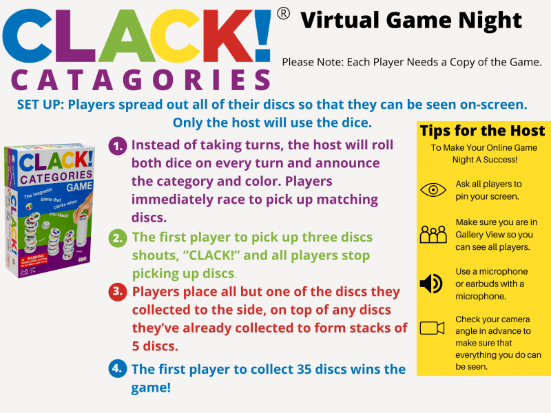 CLACK! Categories Family Game