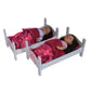 Bunk Bed for Twin Dolls fits 18" Dolls