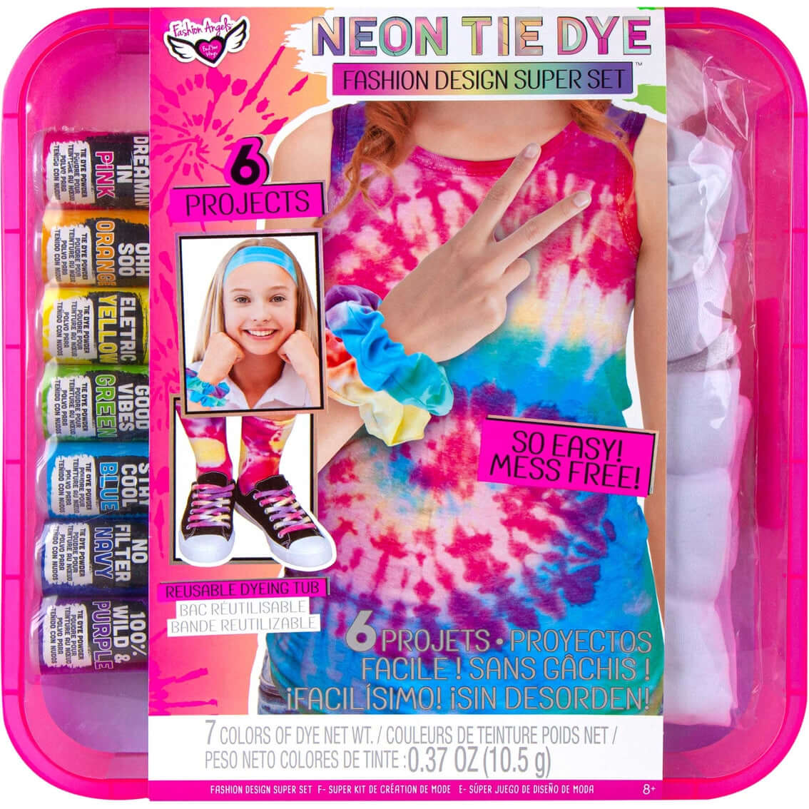 Neon Tie Dye Fashion Super Set