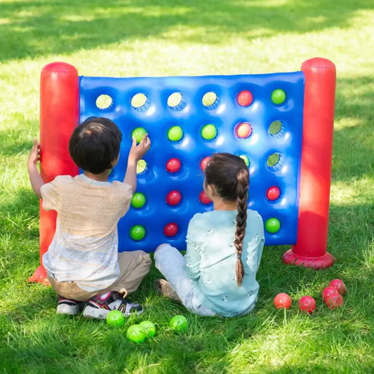 Jumbo 4-Foot Inflatable 4-in-a-Row Game