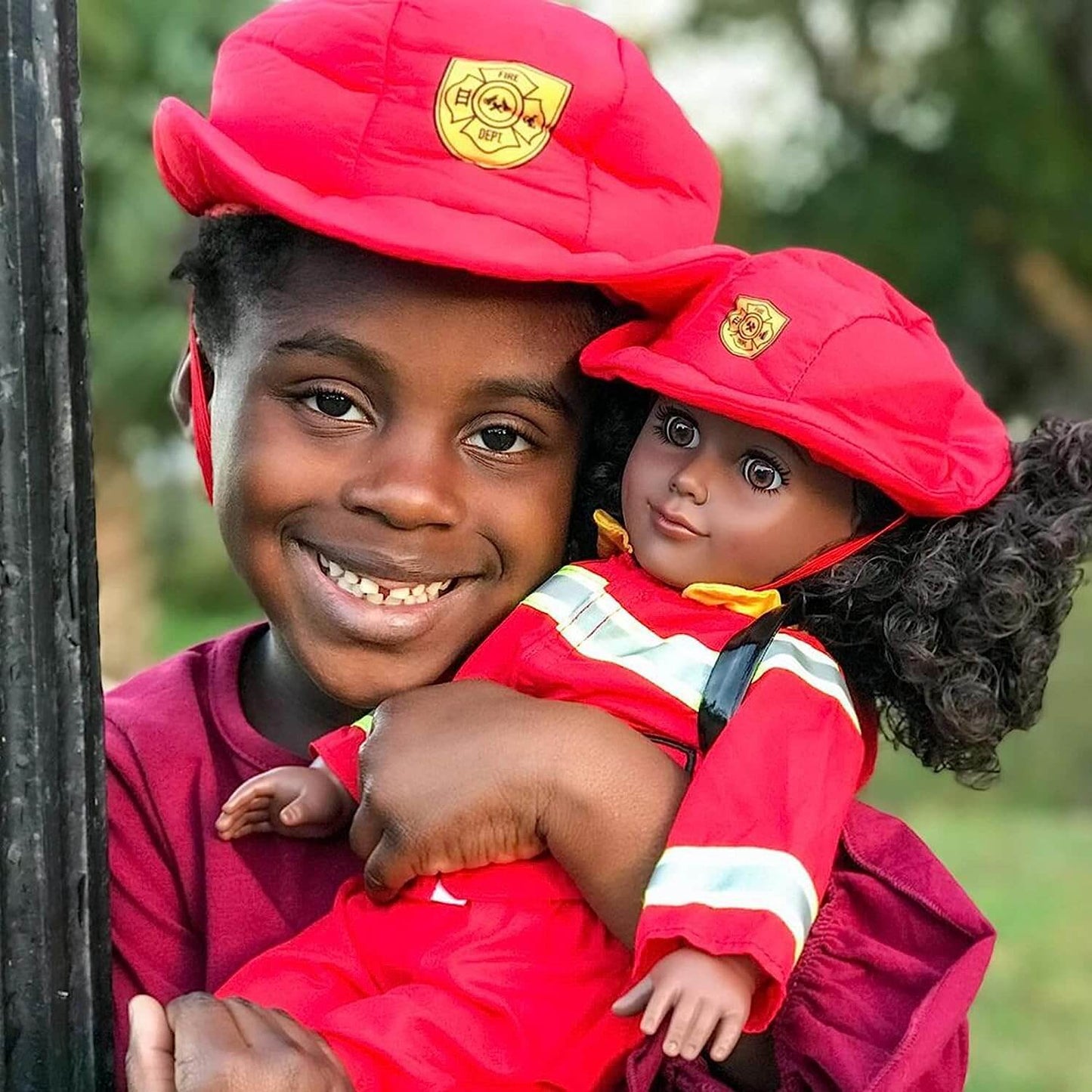 Firefighter Costume For 18in Dolls