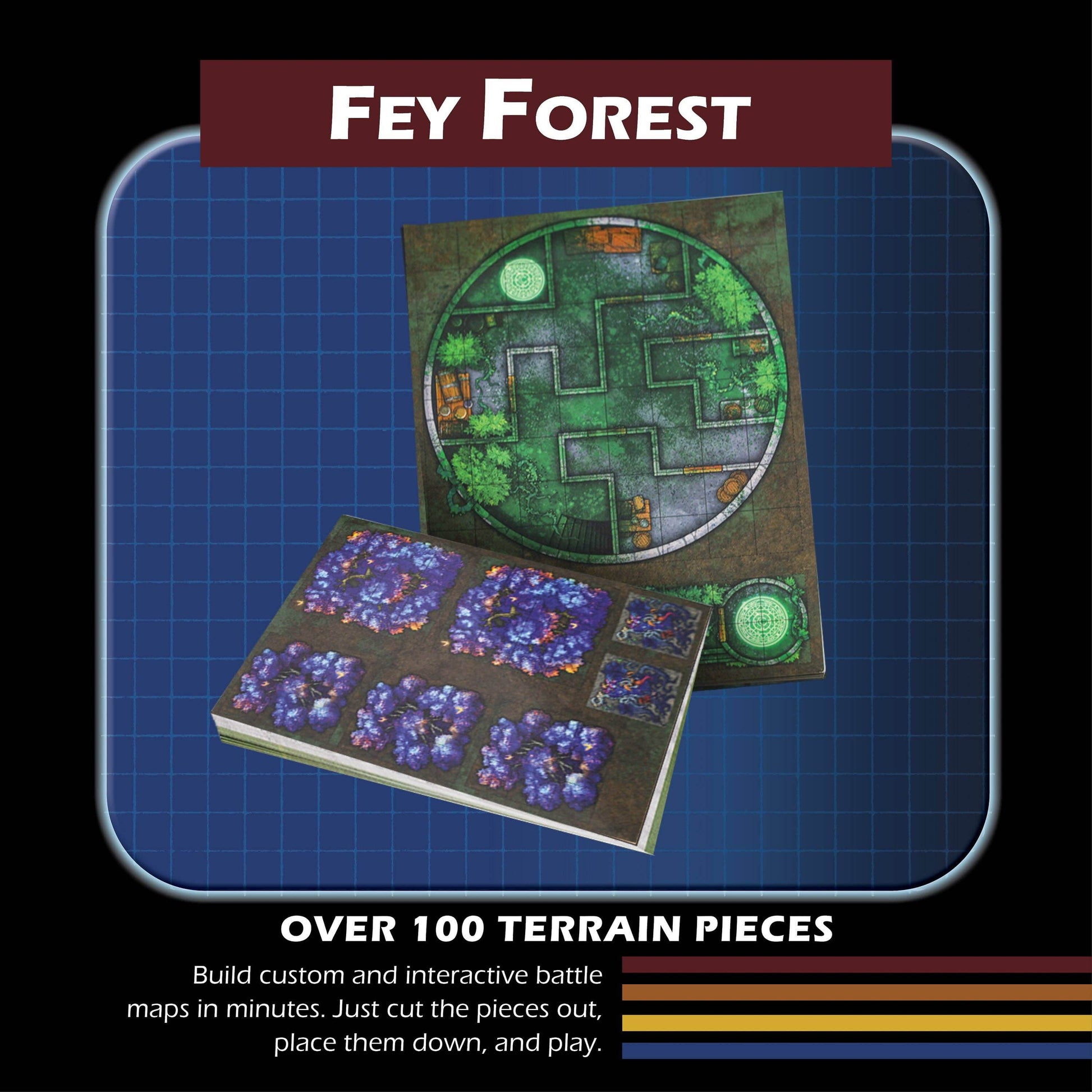 Dungeon Craft - Fey Forest Pack 2D Terrain for DnD RPG