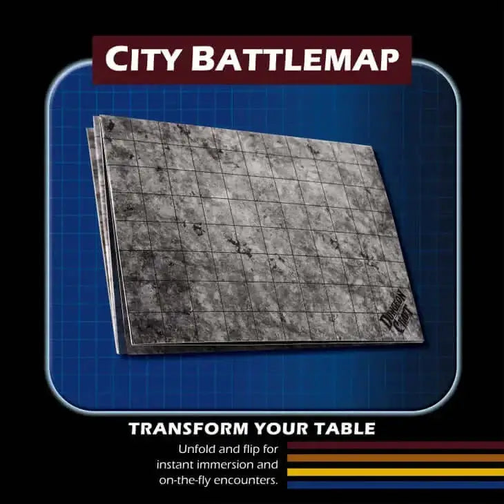 BattleMap: City battle map for tabletop role playing games