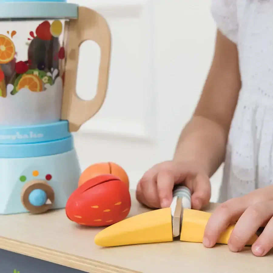 Blender & Wooden Fruit Play Set