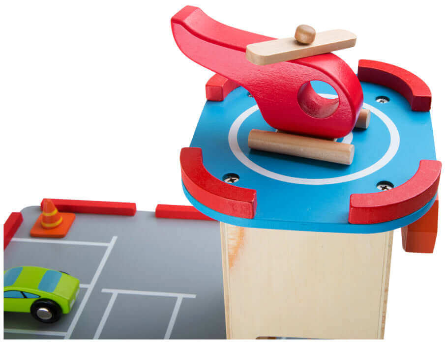 Car Park "Rapid Descent" Wooden Kids Playset