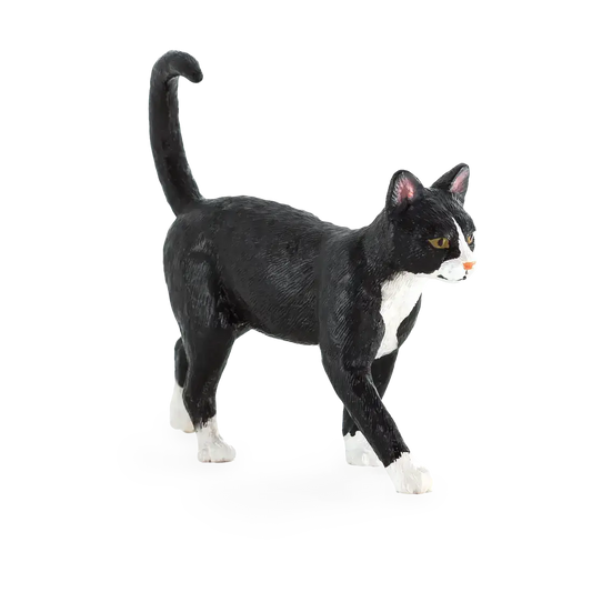 Cat Black & White figure
