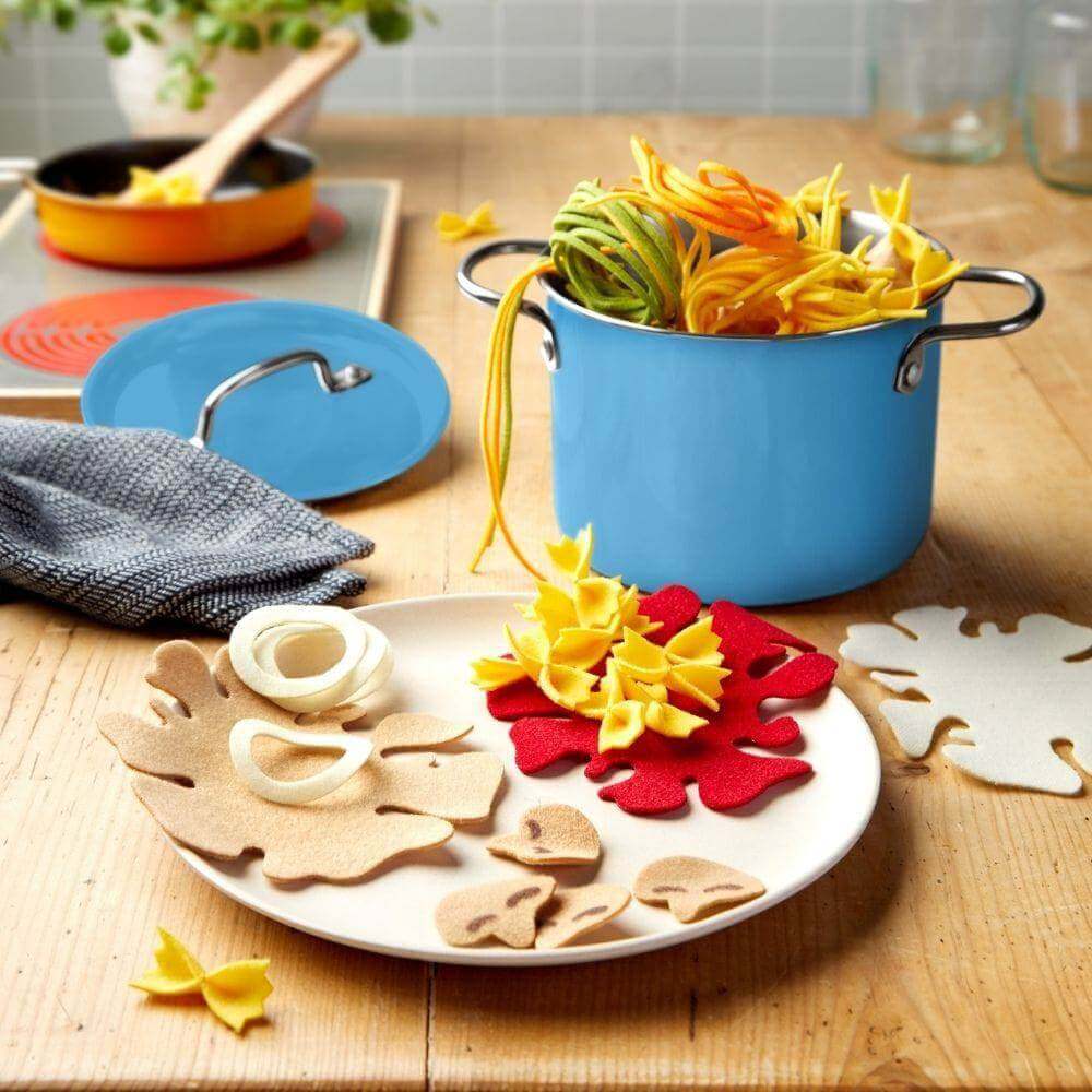 Cooking Set Cloth Pasta Time Play Food