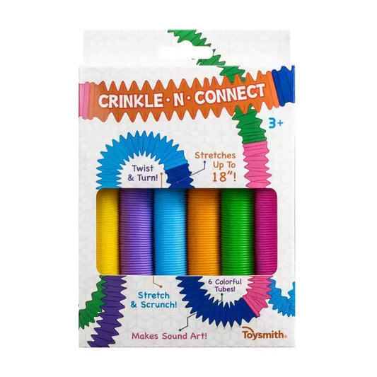 Crinkle N' Connect Fidget Tubes 6 Colors