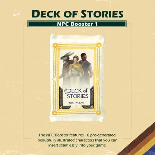 Deck of Stories - NPC Booster 1 Non Player Character cards for tabletop role playing games