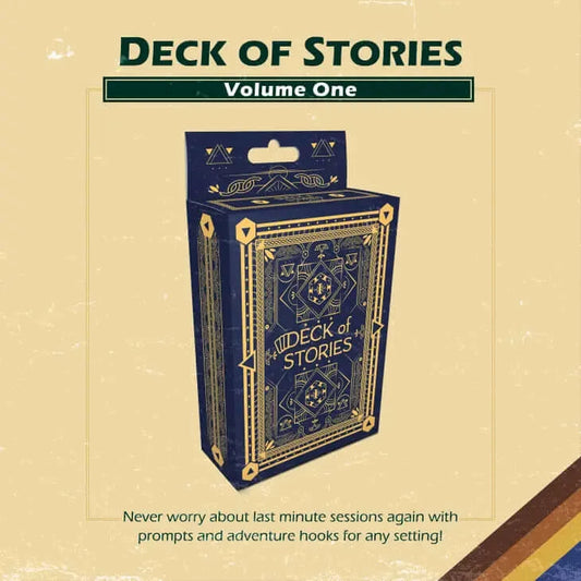 Deck of Stories Volume 1 story prompt deck for tabletop role playing games