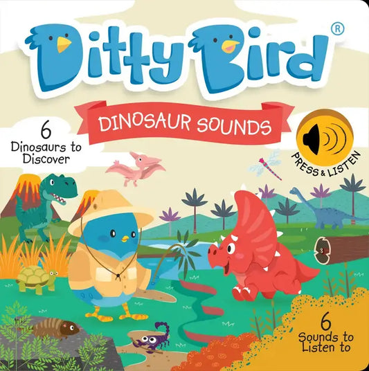 Dinosaur Sounds - Ditty Bird Sound Board Book