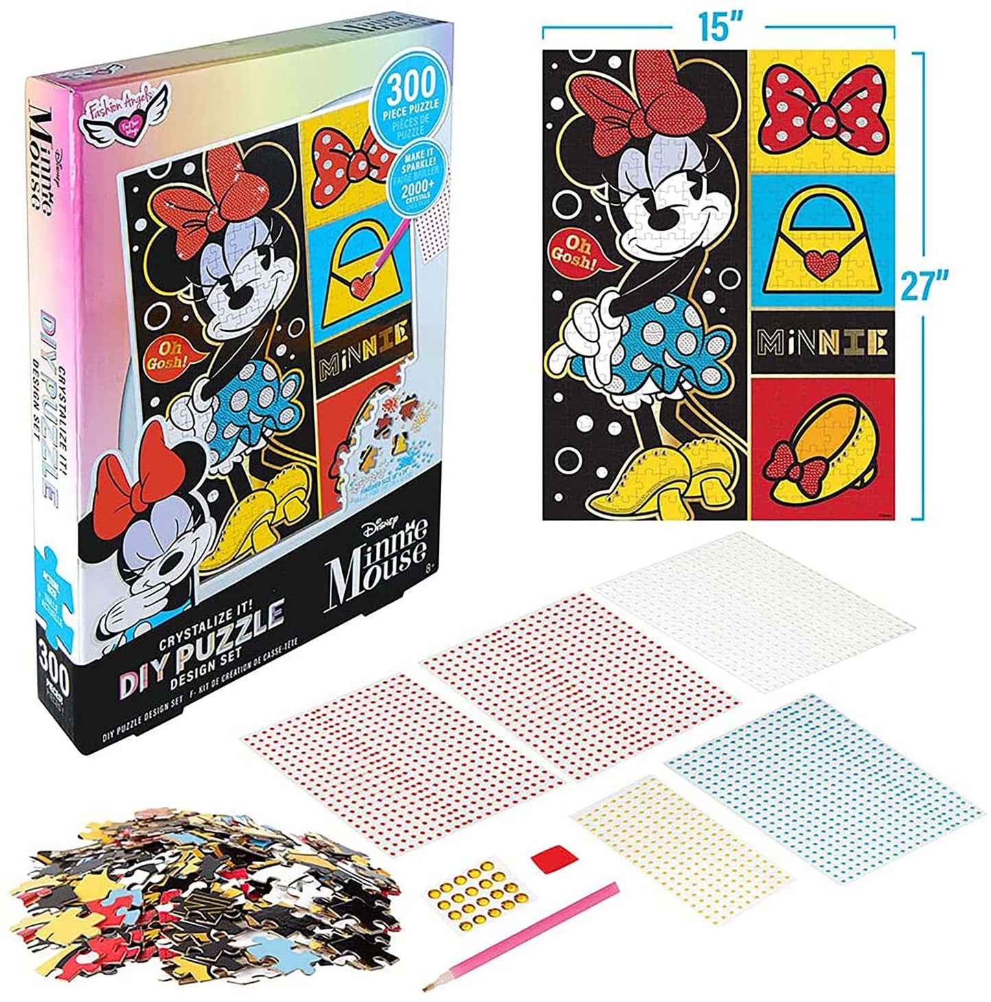 Disney Minnie Mouse Crystalize It! DIY Puzzle Design Kit