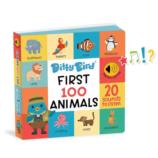 First 100 Animals - Ditty Bird Sound Board Book