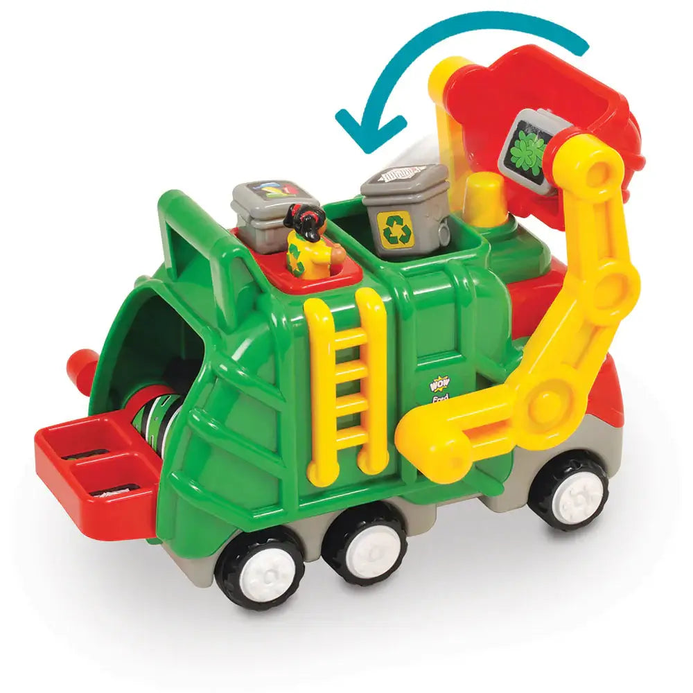 Flip 'n' Tip Fred Recycling Truck Wow Toys Gear Driven Truck