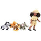 Safari Outfit and Animals for 18 in Dolls
