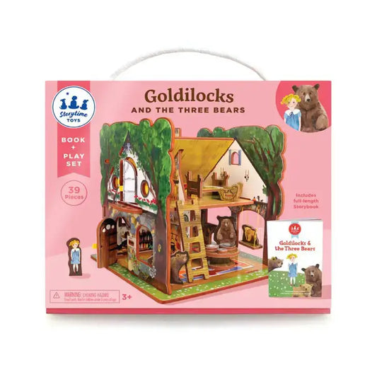 Goldilocks and the Three Bears Book and Playset