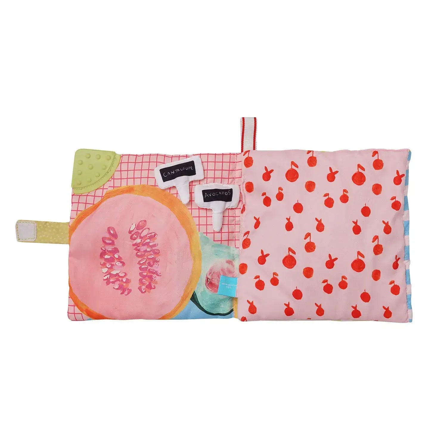 Mini-Apple Farm Fabric Baby Book