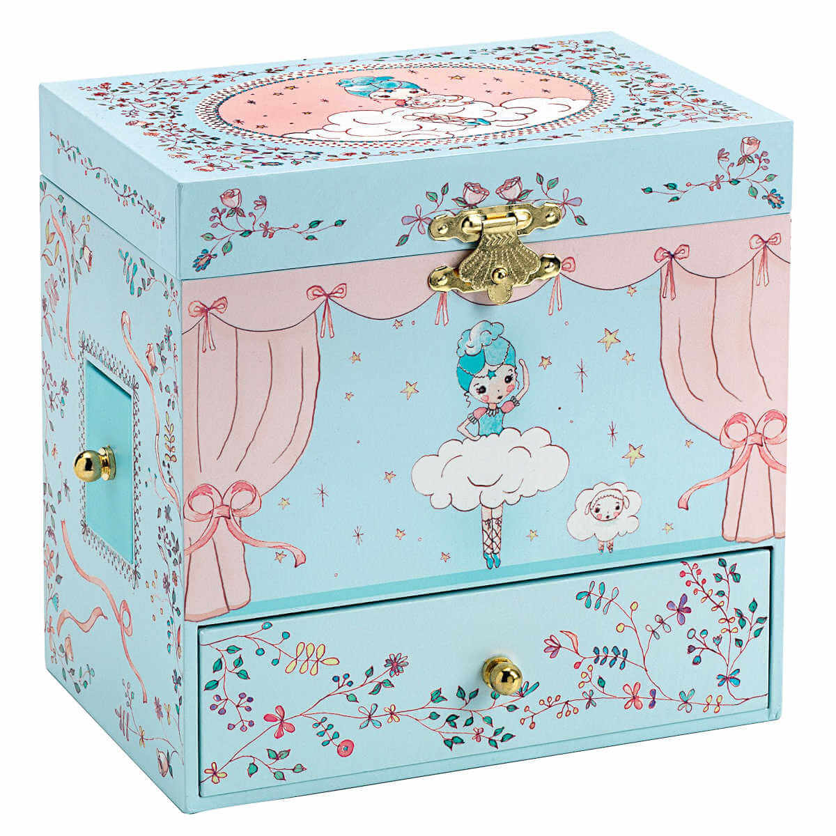 Musical Jewelry Box, Ballerina on Stage