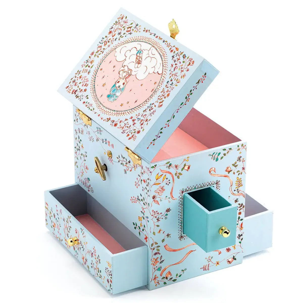 Musical Jewelry Box, Ballerina on Stage