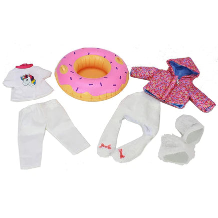 Winter Fun Playtime Pack For 18" Dolls