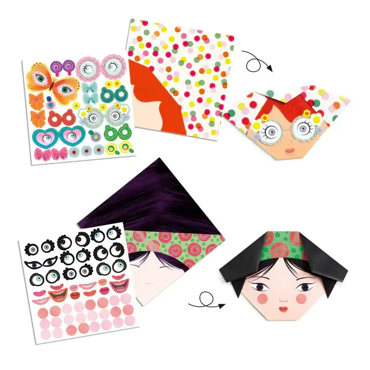 Origami Pretty Faces Art Kit